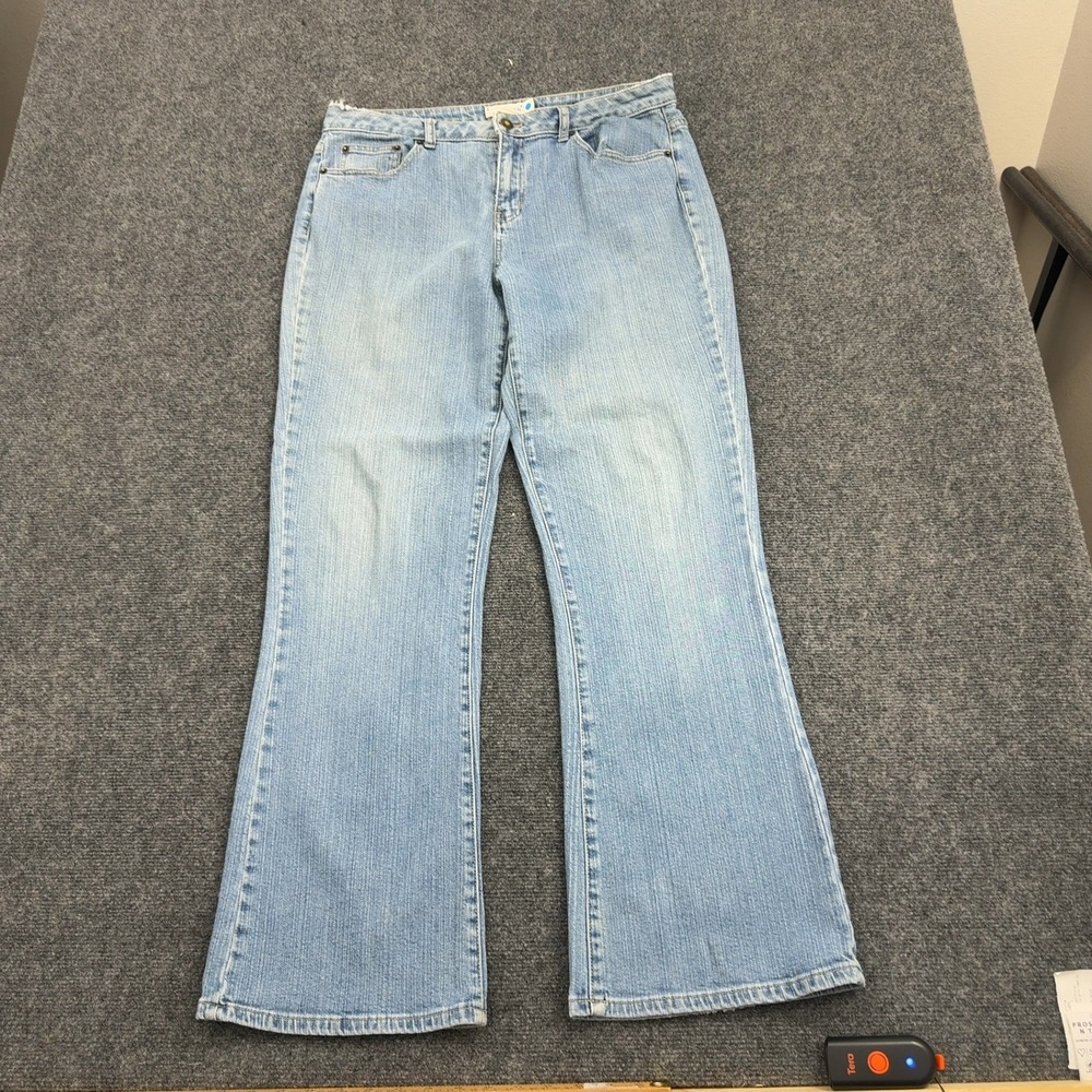 Vintage LA Blues Jeans Womens 9M Blue Cotton Spandex Flare Leg Y2K Retro